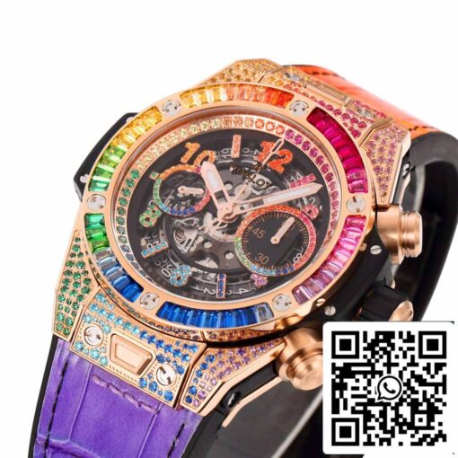 Hublot Big Bang King Gold Rainbow 411.OX.9910.LR.0999 1:1 Best Edition BBF Factory - Image 6