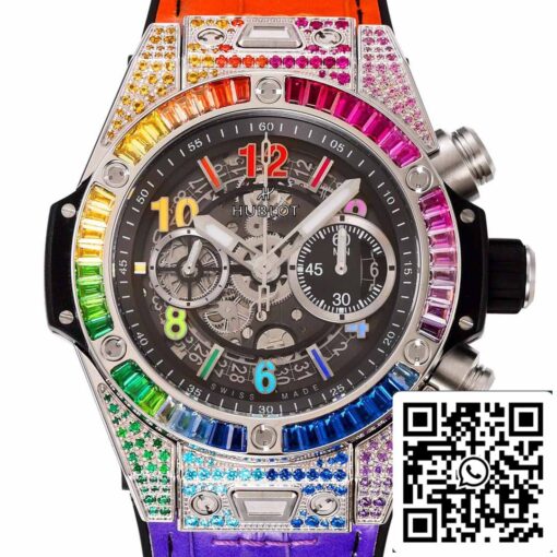 Hublot Big Bang King Gold Rainbow 441.NX.1117.LR.0999 1:1 Best Edition BBF Factory - Image 8