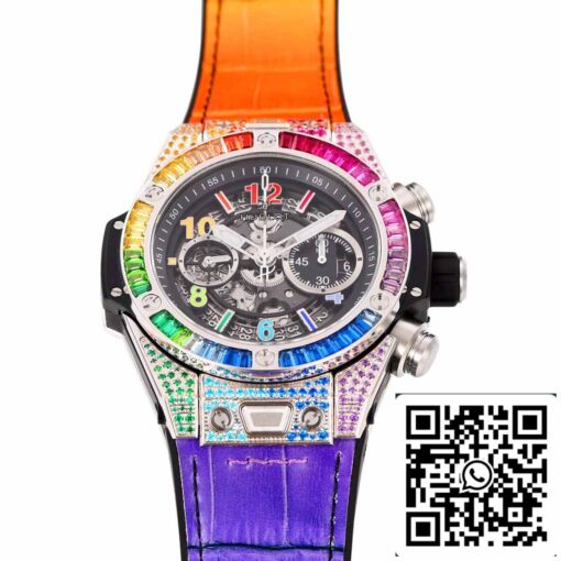 Hublot Big Bang King Gold Rainbow 441.NX.1117.LR.0999 1:1 Best Edition BBF Factory - Image 9