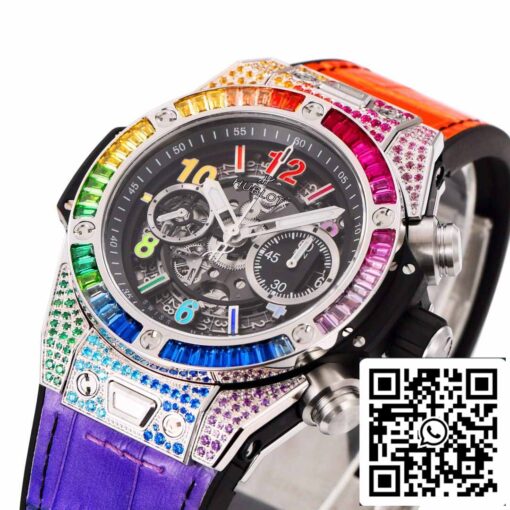 Hublot Big Bang King Gold Rainbow 441.NX.1117.LR.0999 1:1 Best Edition BBF Factory - Image 7