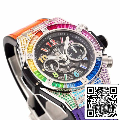 Hublot Big Bang King Gold Rainbow 441.NX.1117.LR.0999 1:1 Best Edition BBF Factory - Image 6