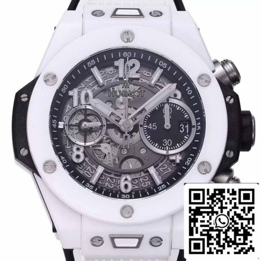 Hublot Big Bang Unico Ceramic 441.HX.1171.RX 1:1 Best Edition BBF Factory White Ceramic - Image 9