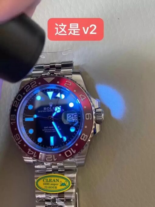 Rolex GMT Master II M126710BLRO-0001 Jubilee Strap Best Edition Clean Factory V3 Cola Circle - Image 12