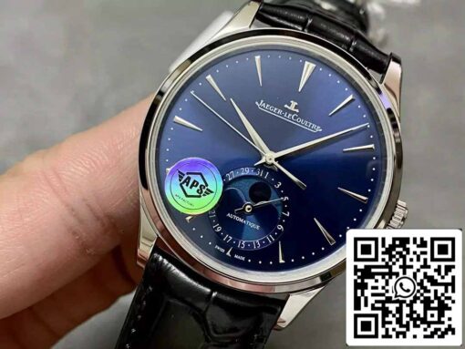 Jaeger-LeCoultre Master Ultra Thin MOON Q1368480 1:1 Best Edition APS Factory Blue Dial - Image 8