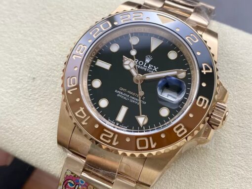 Rolex GMT Master II 126715CHNR-0001 1:1 Best Edition Clean Factory Rose Gold - Image 8