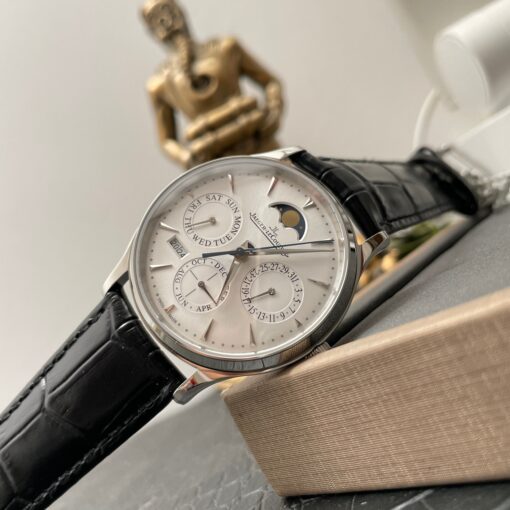 Jaeger LeCoultre Master Ultra Thin 130842J 1:1 Best Edition V9 Factory White Dial Swiss ETA868 - Image 3