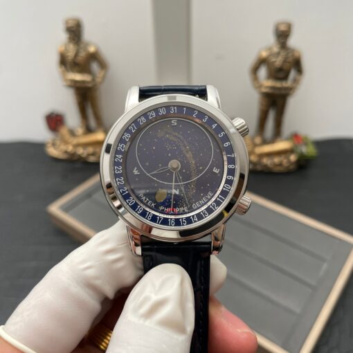 Patek Philippe Grand Complications 6102P-001 1:1 Best Edition AI Factory Sky Moon Blue Dial - Imagen 2