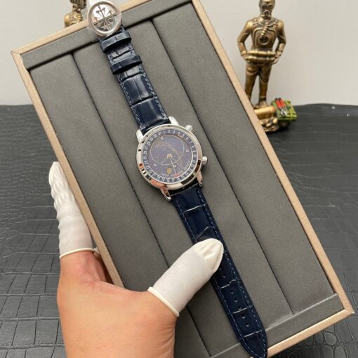 Patek Philippe Grand Complications 6102P-001 1:1 Best Edition AI Factory Sky Moon Blue Dial - Imagen 4