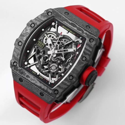 Richard Mille RM035-02 1:1 Best Edition BBR Factory NTPT Carbon Case Red Strap - Image 8