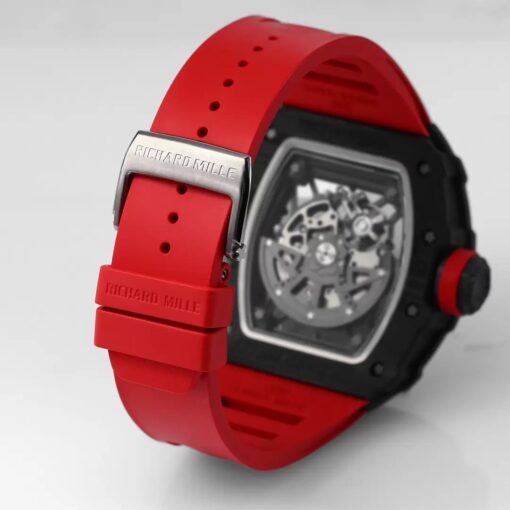 Richard Mille RM035-02 1:1 Best Edition BBR Factory NTPT Carbon Case Red Strap - Image 2