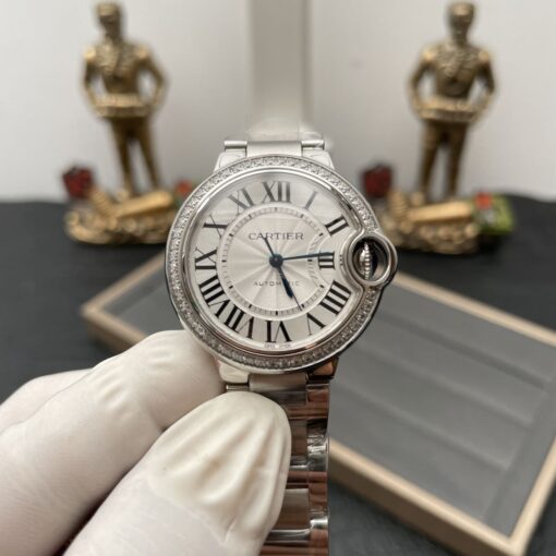 Ballon Bleu De Cartier W4BB0016 33MM 1:1 Best Edition AF Factory White Dial - Image 3