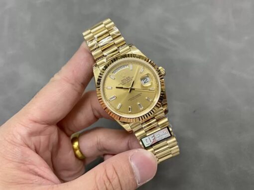 Rolex Day Date 40 m228238-0005  Yellow Dial 1:1 Best Edition Counterweight Version 183 Gram - Image 6