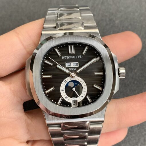 Patek Philippe Nautilus 5726 1:1 Best Edition GR Factory V3 Grey Dial Stainless Steel - Image 8