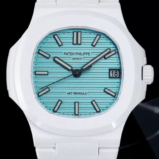 [AET modified] Patek Philippe Nautilus 5711 Ceramic Tiffany Dial 1:1  Best Edition - immagine 3