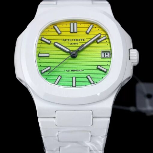 [AET modified] Patek Philippe Nautilus 5711 Ceramic gradient Green Dial 1:1  Best Edition – Image 4