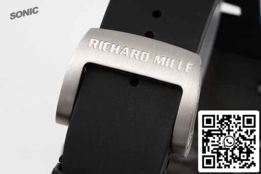 Richard Mille RM35-01 Sonic Factory 1:1 Best Edition Black Carbon NTPT Black Rubber Strap - Imagen 3