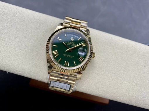 Rolex Day Date m228238 V5 40mm  QF Factory 1:1 Best Edition Green Dial Bezel - Image 6