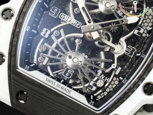 Richard Mille RM21-02 1:1 Best Edition RM Factory Tourbillon Carbon case - Imagen 6