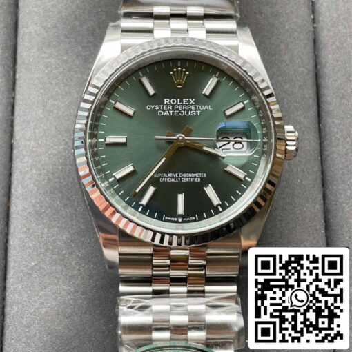 Rolex Datejust M126234-0051 36MM 1:1 Best Edition Clean Factory Green Dial