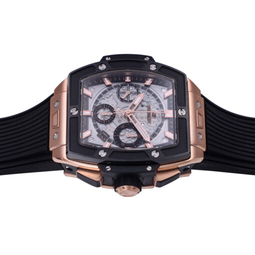 Hublot Big Bang Titanium 641.OM.0183.LR 1:1 Best Editon BBF Factory Rose Gold  Grey Dial Black - immagine 4