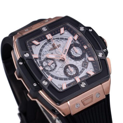 Hublot Big Bang Titanium 641.OM.0183.LR 1:1 Best Editon BBF Factory Rose Gold  Grey Dial Black - immagine 7