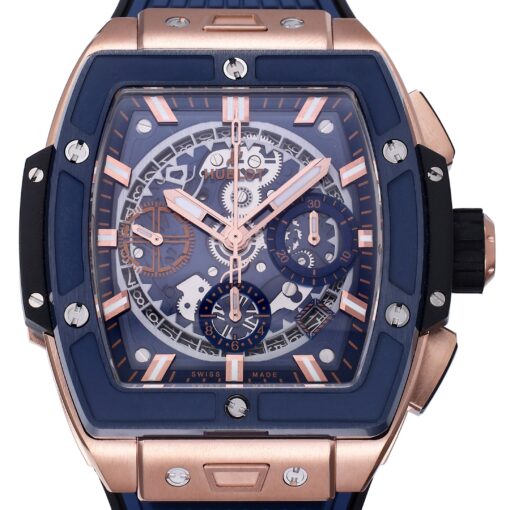 Hublot Big Bang Titanium 642.OX.7180.RX 1:1 Best Editon BBF Factory Rose Gold Blue Dial - immagine 9