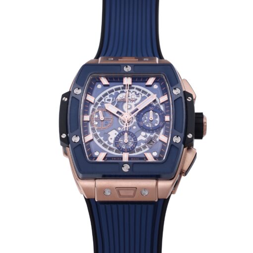 Hublot Big Bang Titanium 642.OX.7180.RX 1:1 Best Editon BBF Factory Rose Gold Blue Dial - immagine 8