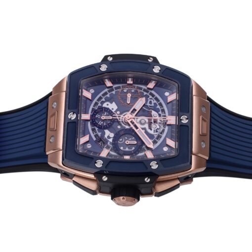 Hublot Big Bang Titanium 642.OX.7180.RX 1:1 Best Editon BBF Factory Rose Gold Blue Dial - immagine 4