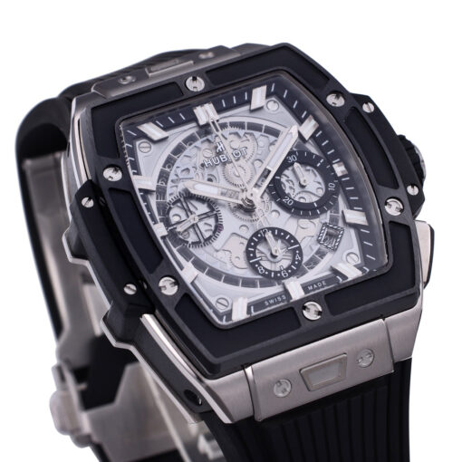 Hublot Big Bang Titanium Ceramic 642.NM.0170.RX 642NM0170RX 1:1 Best Editon BBF Factory Black Rubber Strap - immagine 8