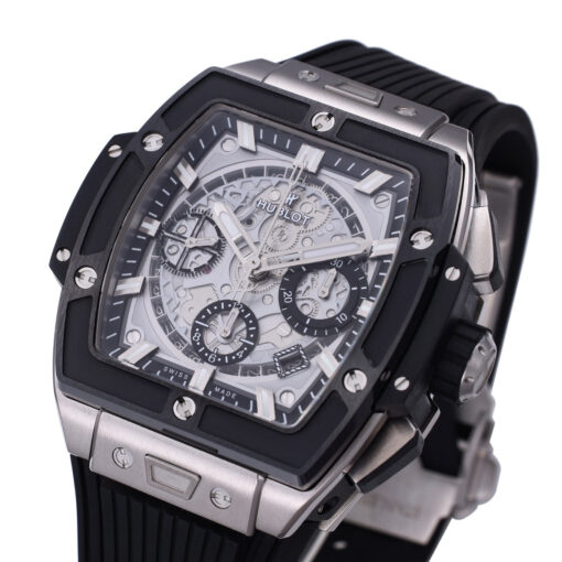 Hublot Big Bang Titanium Ceramic 642.NM.0170.RX 642NM0170RX 1:1 Best Editon BBF Factory Black Rubber Strap - immagine 7