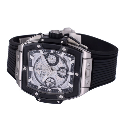 Hublot Big Bang Titanium Ceramic 642.NM.0170.RX 642NM0170RX 1:1 Best Editon BBF Factory Black Rubber Strap - immagine 6