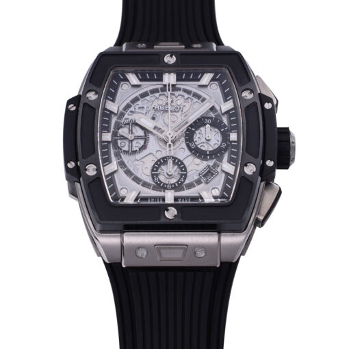 Hublot Big Bang Titanium Ceramic 642.NM.0170.RX 642NM0170RX 1:1 Best Editon BBF Factory Black Rubber Strap - immagine 9