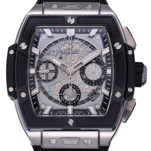 Hublot Big Bang Titanium Ceramic 642.NM.0170.RX 642NM0170RX 1:1 Best Editon BBF Factory Black Rubber Strap - immagine 2