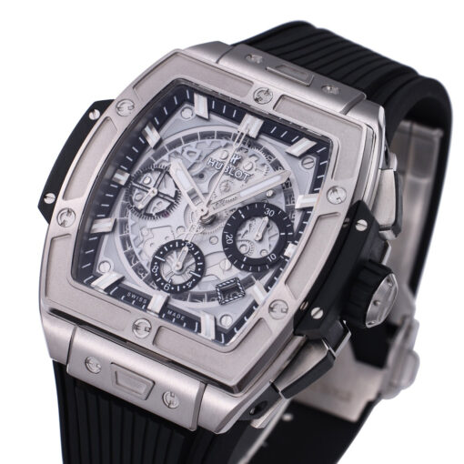 Hublot Big Bang Titanium 642.NX.0170.RX 642NX0170RX 1:1 Best Editon BBF Factory Grey Dial Rubber Strap (Sao chép) - immagine 8