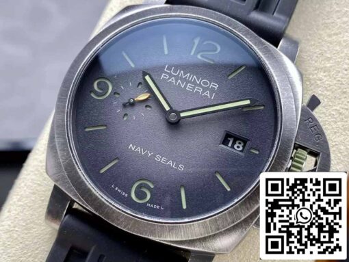 Panerai LUMINOR Marina Navy SEALs PAM01412 PAM1412 1:1 Best Edition VS Factory – Bild 9