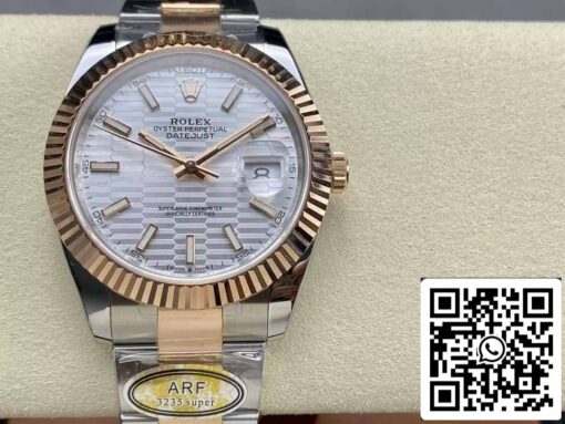 Rolex Datejust 41 126331-0017 Oyster Strap ARF Factory 1:1 Best Edition electroplated with 18k gold