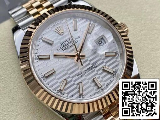 Rolex Datejust 41 126331 Jubilee Strap ARF Factory 1:1 Best Edition electroplated with 18k gold - immagine 2