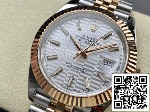 Rolex Datejust 41 126331 Jubilee Strap ARF Factory 1:1 Best Edition electroplated with 18k gold - immagine 3