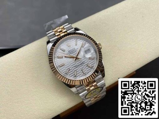 Rolex Datejust 41 126331 Jubilee Strap ARF Factory 1:1 Best Edition electroplated with 18k gold - immagine 4