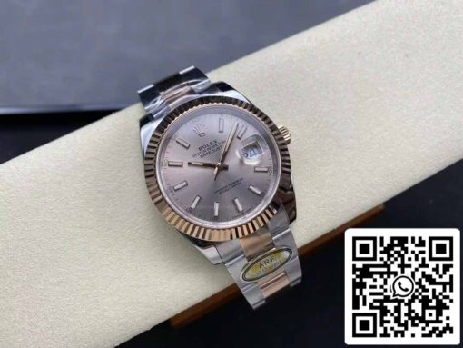 Rolex Datejust 126331-0009 Oyster Strap ARF Factory 1:1 Best Edition electroplated with 18k gold - immagine 3