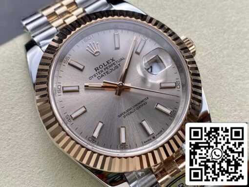 Rolex Datejust 126331-010 Jubilee Strap ARF Factory 1:1 Best Edition electroplated with 18k gold - immagine 2