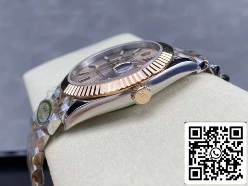 Rolex Datejust 126331-010 Jubilee Strap ARF Factory 1:1 Best Edition electroplated with 18k gold - immagine 7