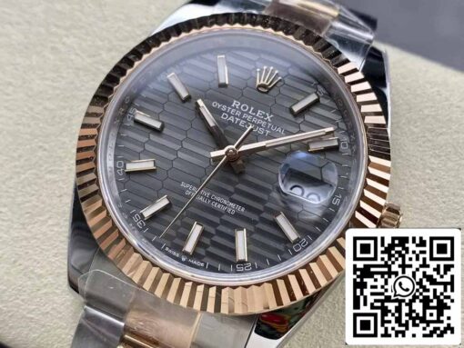 Rolex Datejust 126331-0019 Oyster Strap ARF Factory 1:1 Best Edition electroplated with 18k gold - Image 4