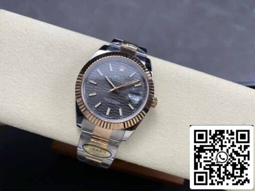 Rolex Datejust 126331-0019 Oyster Strap ARF Factory 1:1 Best Edition electroplated with 18k gold - Image 5