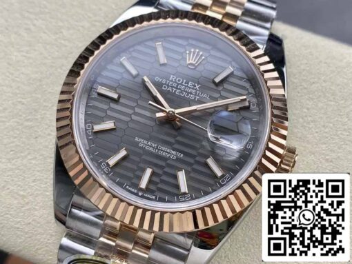 Rolex Datejust 126331-001 Jubilee Strap ARF Factory 1:1 Best Edition electroplated with 18k gold - immagine 3