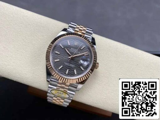 Rolex Datejust 126331-001 Jubilee Strap ARF Factory 1:1 Best Edition electroplated with 18k gold - immagine 5