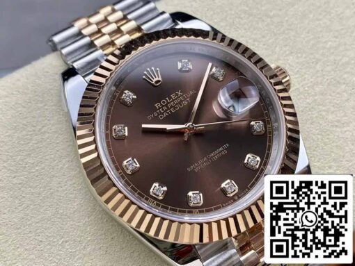 Rolex Datejust 126331-004 ARF Factory 1:1 Best Edition electroplated with 18k gold - immagine 2