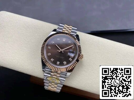 Rolex Datejust 126331-004 ARF Factory 1:1 Best Edition electroplated with 18k gold - immagine 5