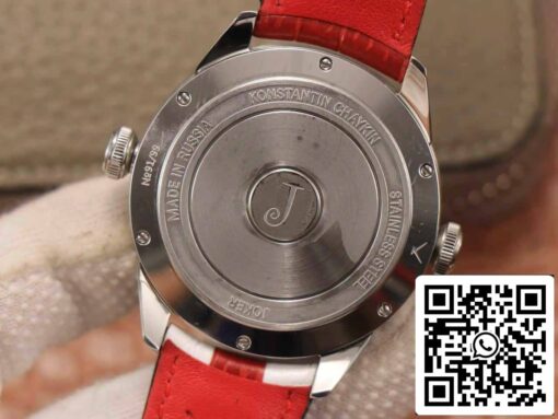 Konstantin Chaykin Joker K07 Grey Dial Red Strap 1:1 Best Edition TW Factory V3s Version - Imagen 5