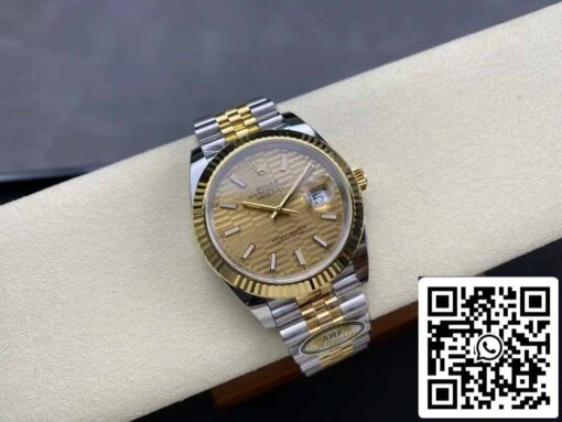 Rolex Datejust m126333-0022 ARF Factory 1:1 Best Edition electroplated with 18k gold - immagine 4